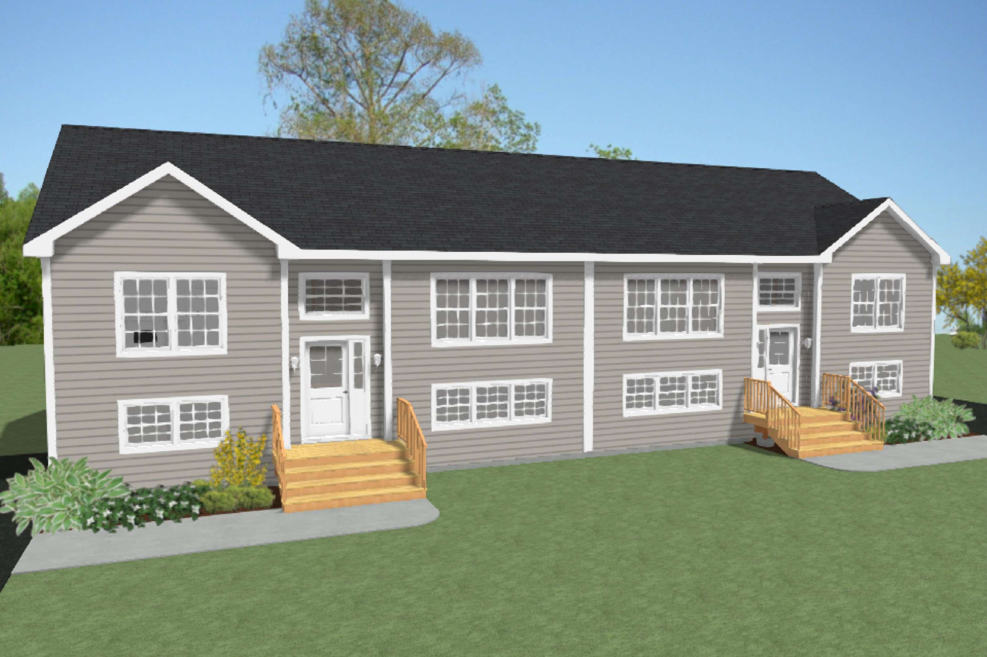 8207 Duplex Plans Maple Leaf Homes